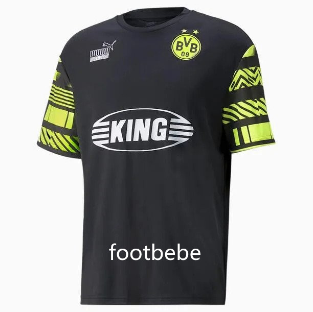 Borussia Dortmund Trikot 2023 King Ftbl-Erbe Schwarz