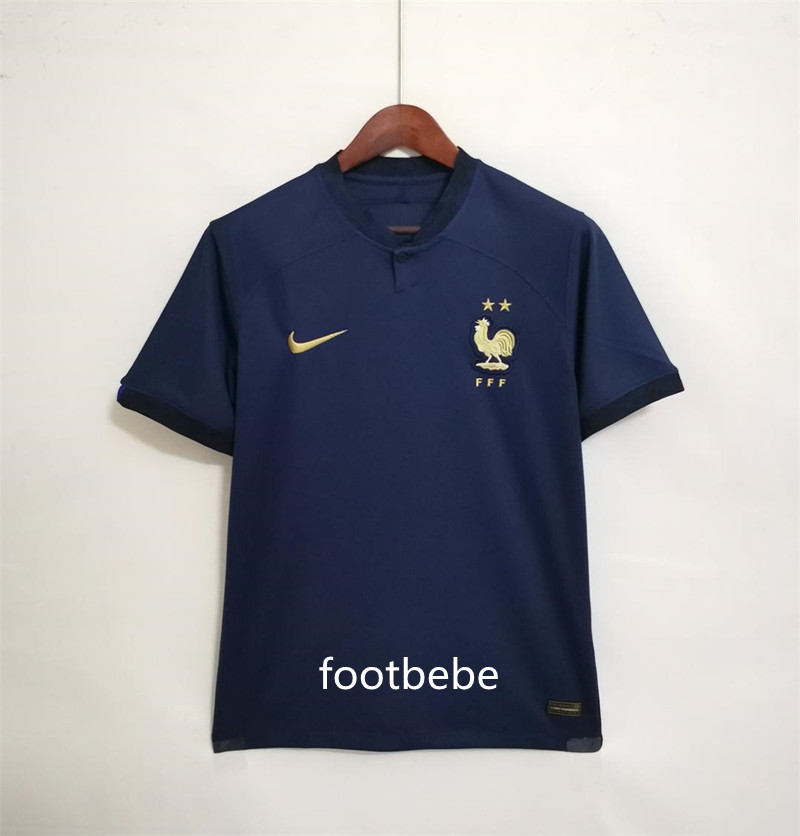 Frankreich Trikot WM 2022 Heim Blau