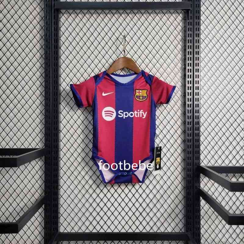 FC Barcelona Trikot 2023 2024 Baby Heim