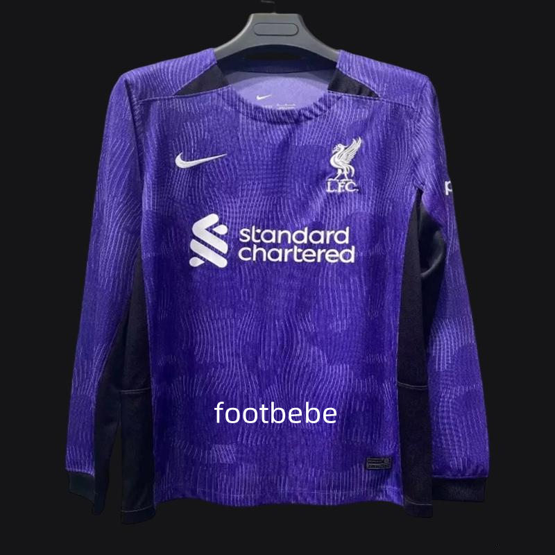 FC Liverpool Trikot 2023 2024 third lange Ärmel violett