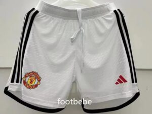 Manchester United Shorts 2023 2024 weiß