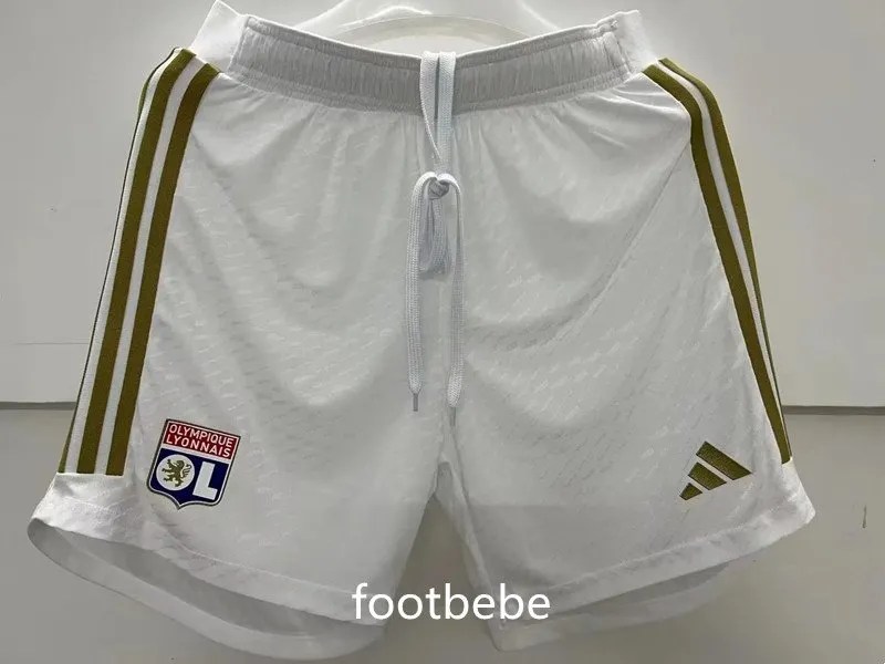 Olympique Lyon Shorts 2023 2024 Weiß