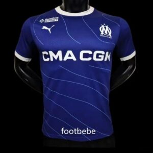 Olympique Marseille Match Trikot 2023 2024 AUSWÄRTS Blau