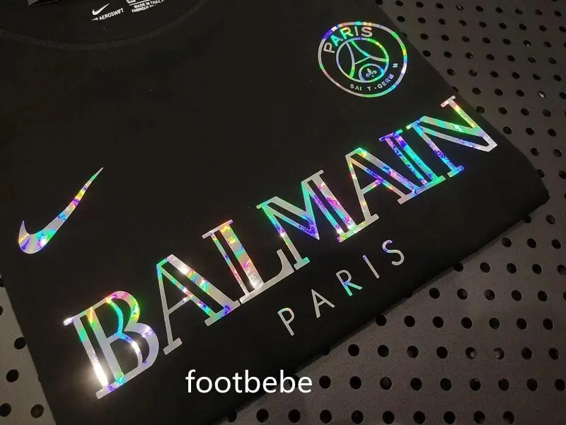 Paris Saint Germain PSG X Balmain Trikot 2023 2024 Schwarz 2