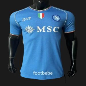 SSC Neapel Match Trikot 2023 2024 Heim Blau