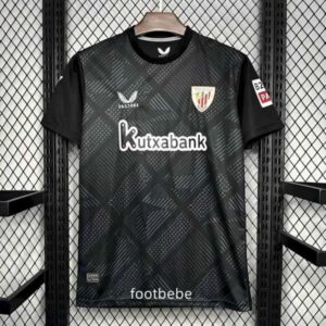 Athletic Bilbao Trikot 2024 2025 Torwart Schwarz