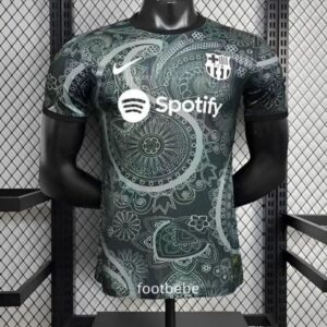 FC Barcelona Match Trikot 2024 2025 Sonderausgabe dunkelGrün