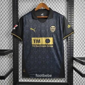 FC Valencia Trikot 2024 2025 AUSWÄRTS Schwarz