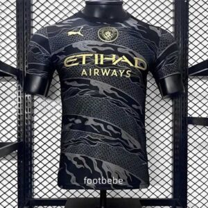 Manchester City Match Trikot 2024 2025 Drachen Schwarz