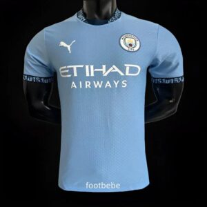 Manchester City Match Trikot 2024 2025 Heim Blau