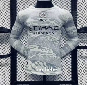 Manchester City Match Trikot 2024 2025 Jahr des Drachen lange Ärmel