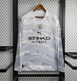 Manchester City Trikot 2024 2025 Jahr des Drachen lange Ärmel