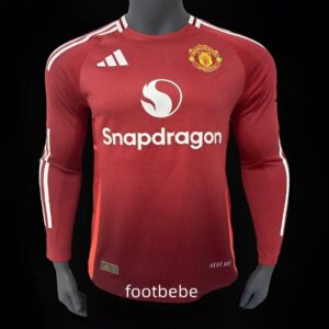 Manchester United Match Trikot 2024 2025 Heim lange Ärmel