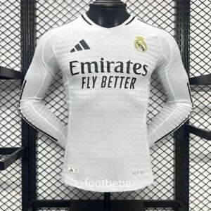 Real Madrid Match Trikot 2024 2025 Heim lange Ärmel