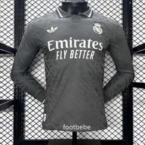 Real Madrid Match Trikot 2024 2025 Third lange Ärmel