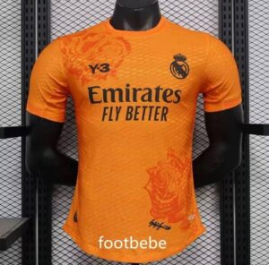 Real Madrid Match Trikot Y3 2024 2025 orange