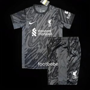 FC Liverpool Trikot Kinder 2024 2025 Torwart Schwarz