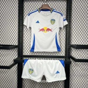 Leeds United Trikot Kinder 2024 2025 Heim weiß