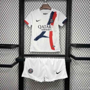 PSG Trikot Kinder 2024 2025 AUSWÄRTS weiß